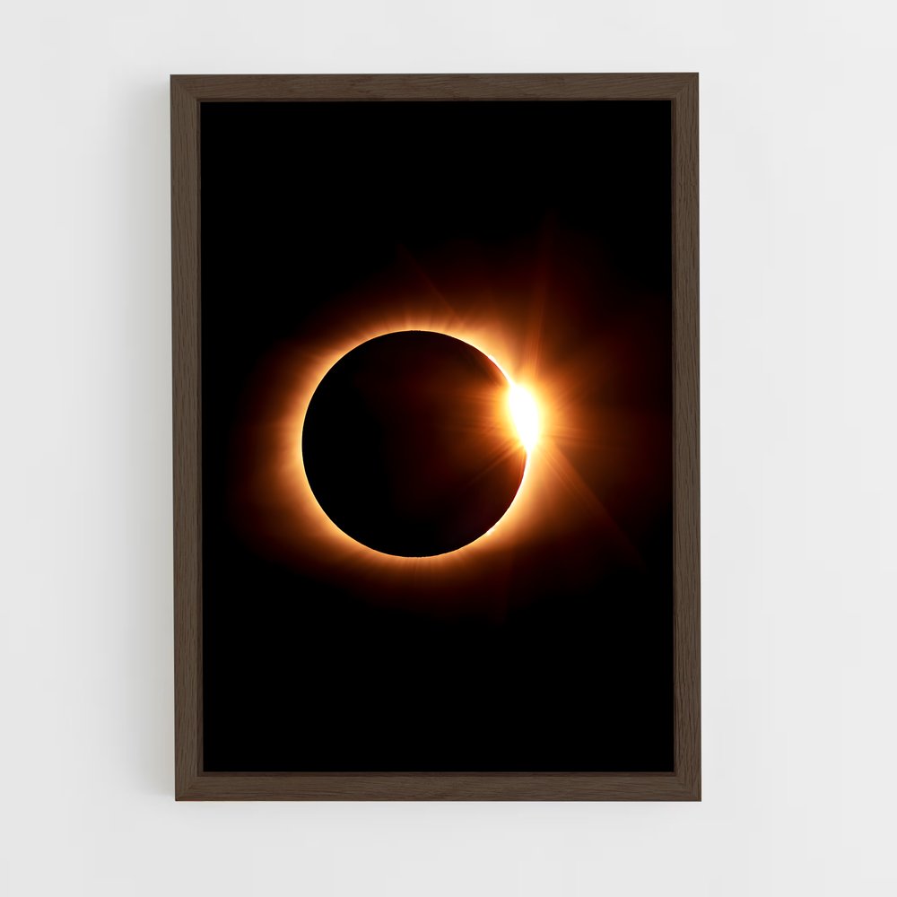 Poster splendide éclipse solaire – affiche Univers (vue 5)